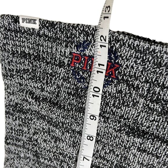PINK gray and black beanie EUC - Picture 9 of 11